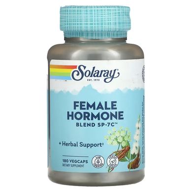 Solaray, Смесь женских гормонов SP-7C, 180 растительных капсул (SOR-02761), фото
