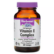 Bluebonnet Nutrition, Комплекс вітаміну Е, 200 МО, 60 капсул з рідиною (BLB-00601)
