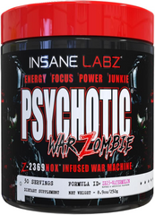 Insane Labz, Psychotic War Zombie, 30 порций, Watermelon, 252 г (INL-27439), фото