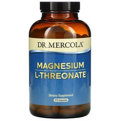 Dr. Mercola, L-треонат магнію, 2000 мг, 270 капсул (MCL-03069), фото