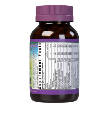 Bluebonnet Nutrition, Rainforest Animalz, мультивітамін на основі цілісних продуктів, натуральний ароматизатор зі смаком винограду, 90 жувальних таблеток у формі тварин (BLB-00186), фото