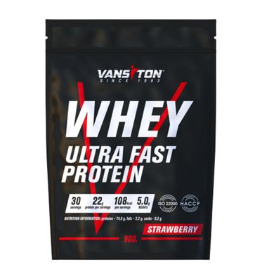 Протеин Vansiton Ultra Pro, клубника, 900 г (VAN-59129), фото
