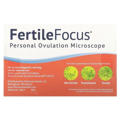 Fairhaven Health, Fertile Focus, 1 прилад для визначення овуляції (FHH-00002), фото