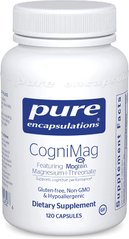 Pure Encapsulations, CogniMag, Магний L-треонат, 1000 мг, 120 капсул (PE-01432), фото