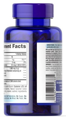 Омега-3, Риб'ячий жир, Omega-3 Fish Oil 1000 mg Plus Bone Support, 60 капсул (PTP-55633), фото