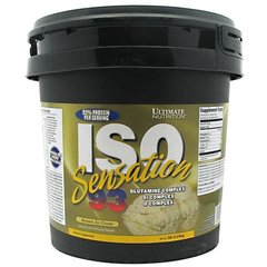 Ultimate Nutrition, ISO Sensation, Изолят сывороточного протеина, замороженный банан, 2270 г (ULN-00298), фото