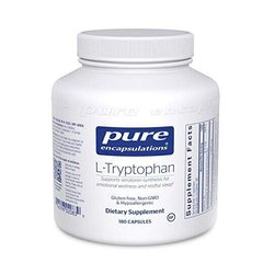 L-триптофан, l-Tryptophan, Pure Encapsulations, 180 капсул (PE-02083), фото