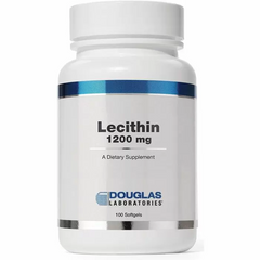Лецитин, Lecithin, Douglas Laboratories, 1200 мг, 100 капсул (DOU-97759), фото