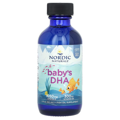 Nordic Naturals, докозагексаеновая кислота (ДГК) с витамином D3 для детей, 1050 мг, 60 мл (NOR-53787), фото