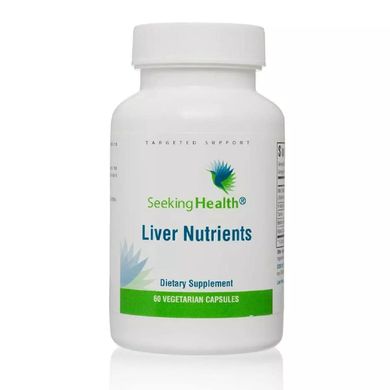 Seeking Health, Поживні речовини для печінки, Liver Nutrients, 60 вегетаріанських капсул (SKH-52062), фото