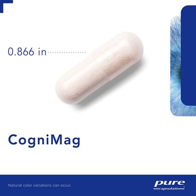 Pure Encapsulations, CogniMag, Магній L-треонат, 1000 мг, 120 капсул (PE-01432), фото