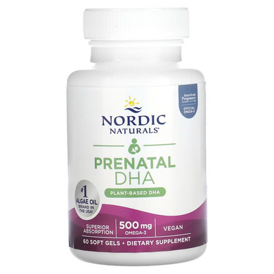 Nordic Naturals, ДГК (докозагексаеновая кислота) для беременных, 250 мг, 60 мягких гелевых капсул (NOR-01747), фото