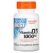 Doctor's Best DRB-00209 Doctor's Best, витамин D3, 25 мкг (1000 МЕ), 180 капсул (DRB-00209) 1