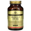 Solgar, Омега-3, ЕПК та ДГК, подвійний концентрації, 700 мг, 60 м'яких капсул (SOL-02051)