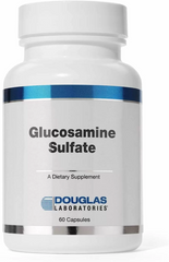 Глюкозамин сульфат, синтез и поддержка соединительной ткани, Glucosamine Sulfate, Douglas Laboratories, 500 мг, 60 капсул (DOU-00067), фото