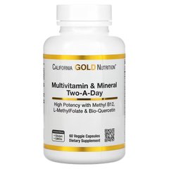California Gold Nutrition, Мультивитамины для ежедневного приема, 60 растительных капсул (CGN-01990), фото