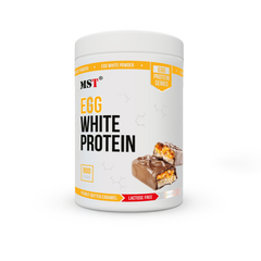 MST Nutrition, яєчний протеїн, EGG Protein, арахісове масло + карамель, 36 порцій, 900 г (MST-04464), фото