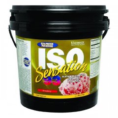 Ultimate Nutrition, ISO Sensation, Изолят сывороточного протеина, клубника, 2270 г (ULN-00289), фото