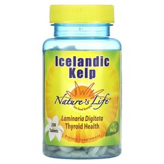 Nature's Life, Ісландська бура водорість, 250 таблеток (NLI-00230), фото