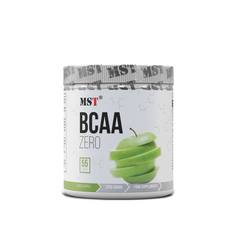 MST Nutrition, Комплекс аминокислот, BCAA Zero, вкус зеленое яблоко, 55 порций, 330 г (MST-00296), фото