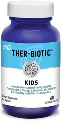 Пробіотики для дітей, Ther-biotic Kids, Klaire Labs, 60 жевательных таблеток (KLL-01247), фото
