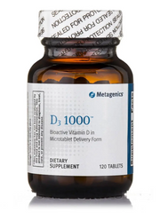 Metagenics, Витамин Д3, 1000 МЕ, 120 таблеток (MET-91442), фото