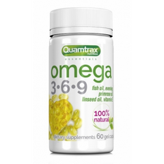 Quamtrax, Omega 3-6-9 500 мг- 60 софт гель (816097), фото