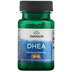 ДГЭА (дегидроэпиандростерон), Ultra DHEA, Swanson, 100 мг, 60 капсул (SWV-02262), фото