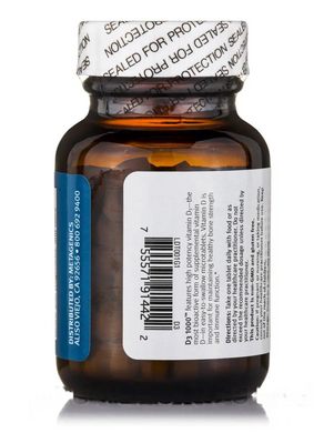 Metagenics, Вітамін Д3, 1000 МО, 120 таблеток (MET-91442), фото
