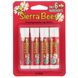 Sierra Bees MBE-01141 Органический бальзам для губ Sierra Bees, гранат, 4 в упаковке (MBE-01141) 1
