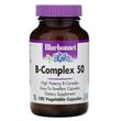 Bluebonnet Nutrition, B-Complex 50, вітаміни групи B, 100 вегетаріанських капсул (BLB-00412)
