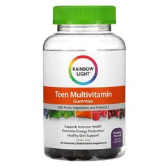 Rainbow Light, мультивитамины для подростков, голубика, 120 жевательных мармеладок (RLT-20152), фото