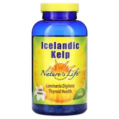 Nature's Life, исландские бурые водоросли, 1000 таблеток (NLI-00232), фото