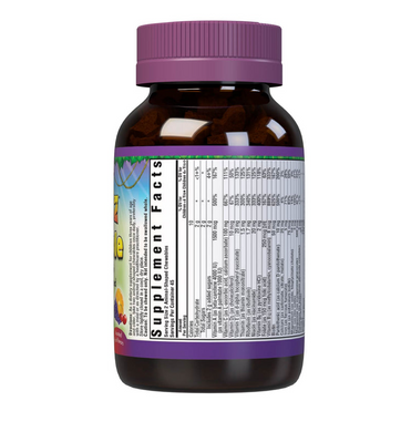 Bluebonnet Nutrition, Rainforest Animalz, мультивітамін на основі цілісних продуктів, натуральний ароматизатор зі смаком фруктів, 90 жувальних таблеток у формі тварин (BLB-00190), фото