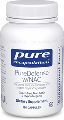 Поддержка иммунитета и здоровья дыхательной системы, PureDefense with NAC, Pure Encapsulations, 120 капсул (PE-01238), фото
