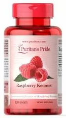 Кетоны малины, Raspberry Ketones, Puritan's Pride, 100 мг, 120 капсул (PTP-51506), фото