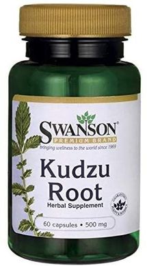 Кудзу корінь, Anson Kudzu Root, Swanson, 500 мг, 60 капсул (SWV-11034), фото