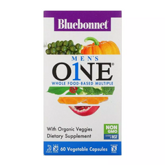 Мужские Мультивитамины, Men's One, Bluebonnet Nutrition, 60 вегетарианских капсул (BLB-00141), фото