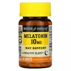 Mason Natural, Мелатонін, 10 мг, 60 капсул (MAV-18105), фото