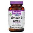 Bluebonnet Nutrition, Витамин D3, 5000 МЕ, 120 растительных капсул (BLB-00369)