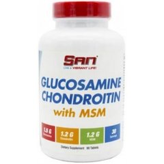 SAN, Glucosamine Chondroitin MSM 90 таб (816137), фото