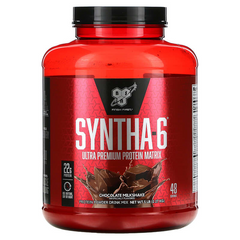 BSN, Syntha-6, Ultra Premium Protein Matrix, протеїнова матриця ультрапреміальної якості зі смаком шоколадного коктейлю, 2270 г (BSN-00720), фото