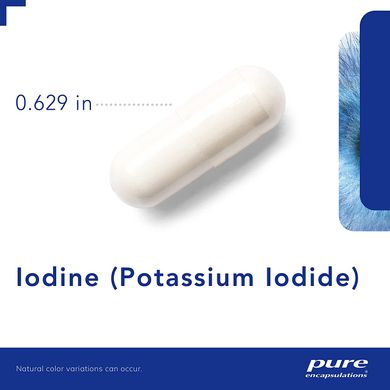 Pure Encapsulations, Йод (йодид калію), 120 капсул (PE-00382), фото