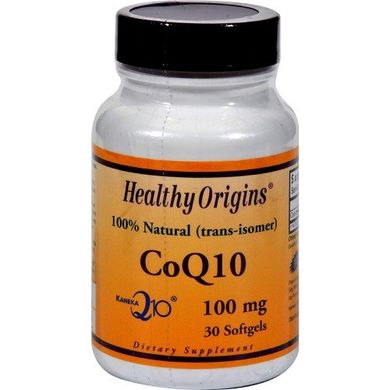 Healthy Origins, Коензим Q10, Kaneka Q10, 100 мг, 30 капсул (HOG-35015), фото