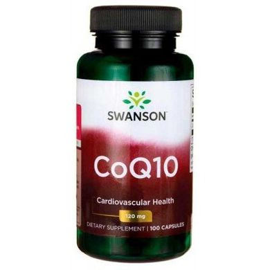 Коэнзим Q10, Ultra CoQ10, Swanson, 120 мг, 100 капсул (SWV-02365), фото