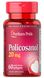 Puritan's Pride PTP-50094 Полікозанолом, Policosanol, Puritan's Pride, 20 мг, 60 капсул (PTP-50094) 1