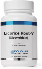 Корінь лакриці (з гліциризину), Licorice Root-V (with Glycyrrhizin), Douglas Laboratories, 60 капсул (DOU-00098), фото