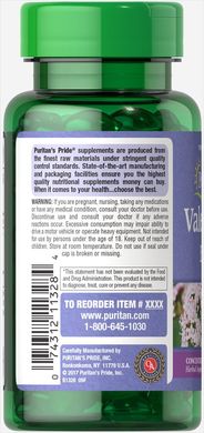 Валериана корень, Valerian Root, Puritan's Pride, 1000 мг, 90 гелевых капсул (PTP-11328), фото