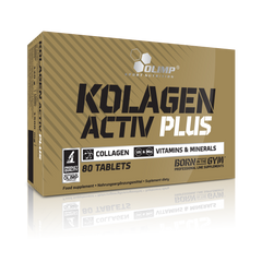 Olimp Nutrition, Kolagen Activ Plus Sport Edition (Gold), 80 таблеток (107403), фото
