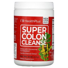 Health Plus, Super Colon Cleanse, для очищения толстой кишки, 340 г (HPI-09876), фото